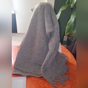 NNT Elegant Brown Knit Scarf 100% Acrylic